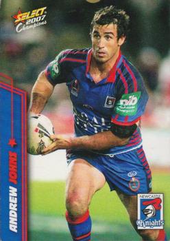 2007 Select Champions #91 Andrew Johns Front